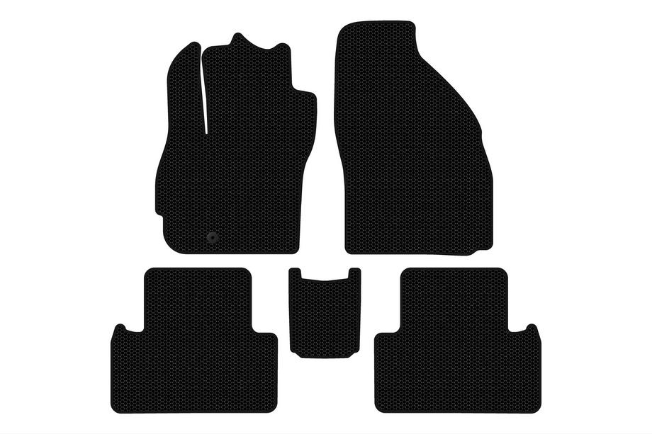 Mazda 5 2005–2009 Carsuit gumijaste preproge za notranjost (2 vrsti, 7-sedežni, črne) Image
