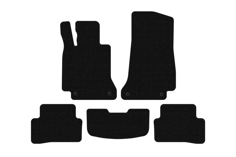 Mercedes C-class W205 2014–2021 Gumijasti avto tepihi Carsuit (SD, črni) Image