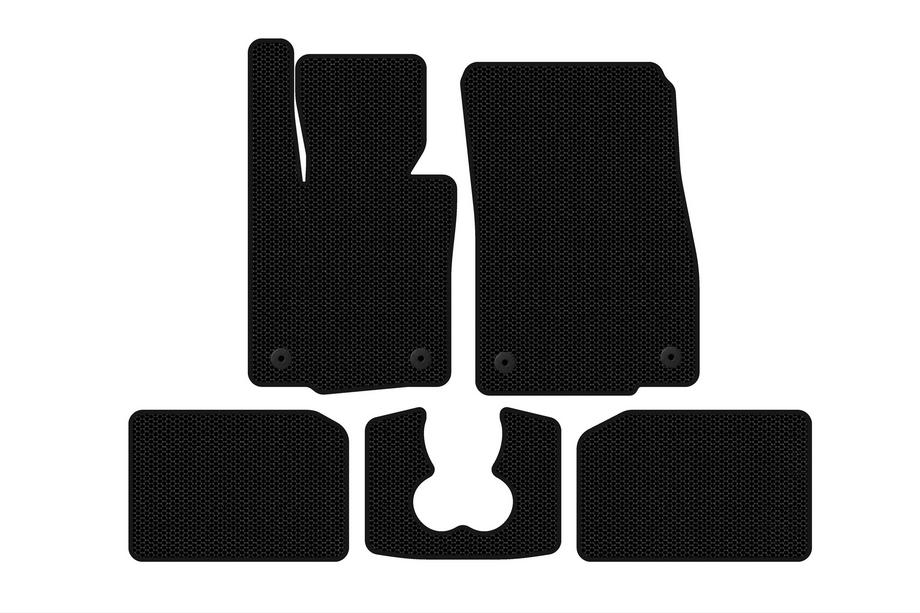 Mini Cooper F55/56/57 2014–2023 Gumijaste preproge Carsuit (za S F55, 5-vratni, črne) Fotografija 1