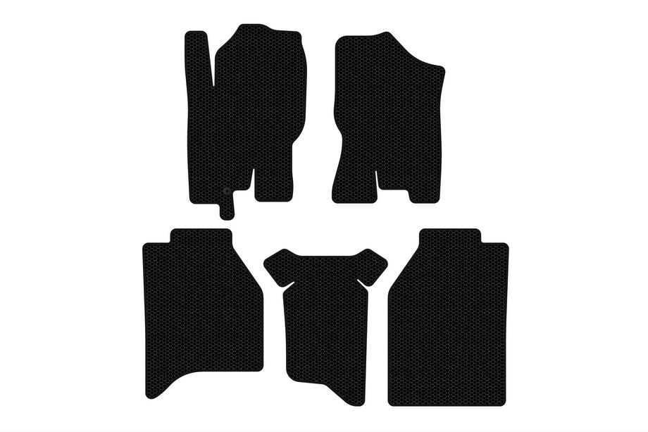 Nissan Navara 2006–2015 Gumijaste preproge Carsuit (brez škatel, črne) Image