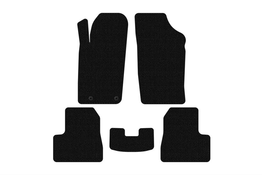 Peugeot 206 1998–2024 Gumijasti tepihi za kabino Carsuit (2009-2013, črni) Image