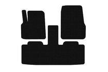 Renault Espace 2002–2014 Carsuit gumijaste preproge za notranjost (2 vrsti, 7-sedežni, črne) fotografija 1