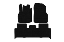 Renault Scenic/Grand 2003–2009 Gumijasti avtomobilski tepihi Carsuit (2 vrsti, črni) fotografija 1