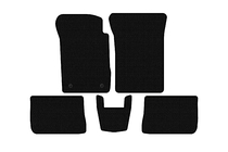Renault Symbol 2008–2013 Gumijasti avto tepihi Carsuit (SD, črni) fotografija 1