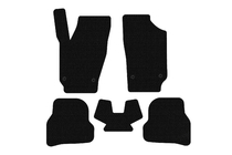 Seat Ibiza 2010–2017 Gumijaste preproge za avto Carsuit (2010-2012, HB, 5-vratni, črne) fotografija 1