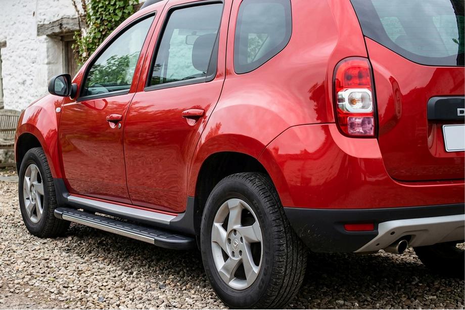 Renault Duster 2008–2017 Bočne stopnice Duru (2 kosa, aluminij) Image