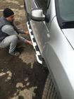 Renault Duster 2008–2017 Stranski pragovi Vison (2 kos, aluminij / nerjaveče jeklo) fotografija 8