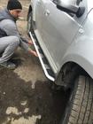 Renault Duster 2008–2017 Stranski pragovi Vison (2 kos, aluminij / nerjaveče jeklo) fotografija 9