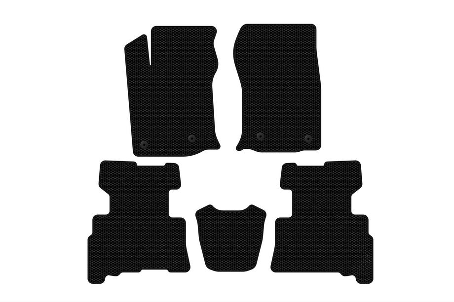 Toyota 4Runner 2009–2024 Gumijaste preproge Carsuit (2 vrsti, 2014-2024, 7-sedežni, črne) Image