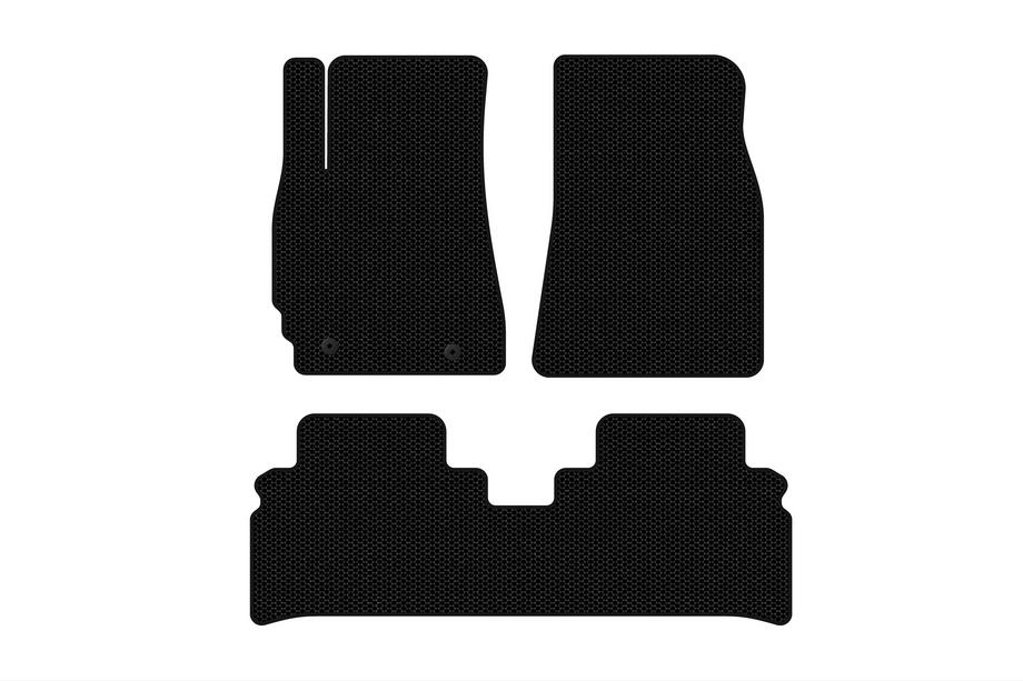 Toyota Highlander 2000–2008 Gumijasti tepihi Carsuit (Črni) Image