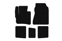 Toyota IQ 2008–2015 Gumijaste preproge Carsuit (HB, črne) fotografija 1