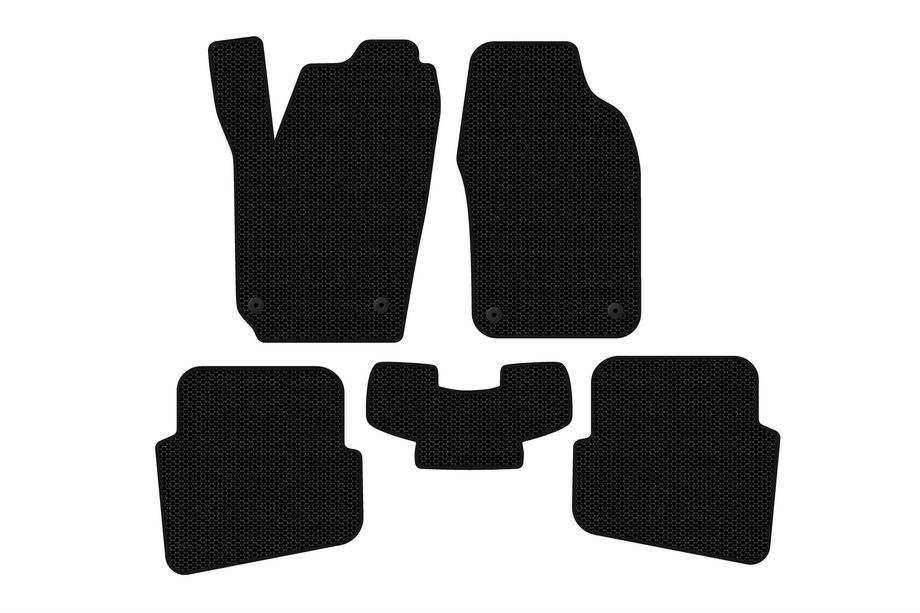 Volkswagen Polo 2001–2009 Gumijasti tepihi Carsuit (HB, 3/5-vratni, črni) Image