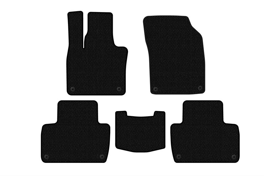 Volvo XC90 2015– Gumijasti avtomobilski tepihi Carsuit (2 vrsti, črni) Image