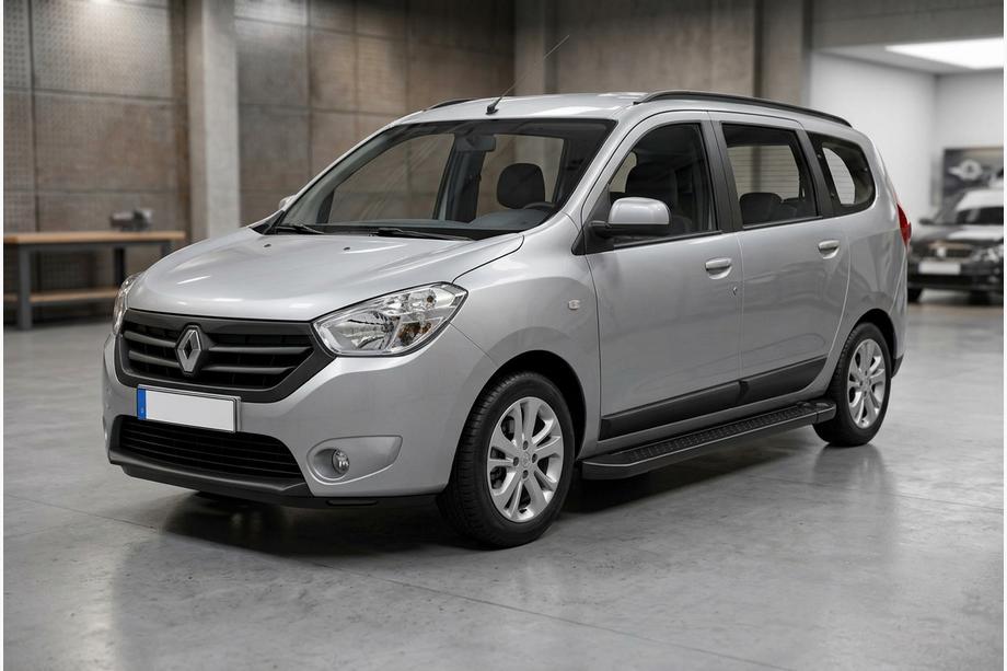 Dacia Lodgy 2012–2022 Bočne stopnice Allmond Black (2 kosa, aluminij) Image