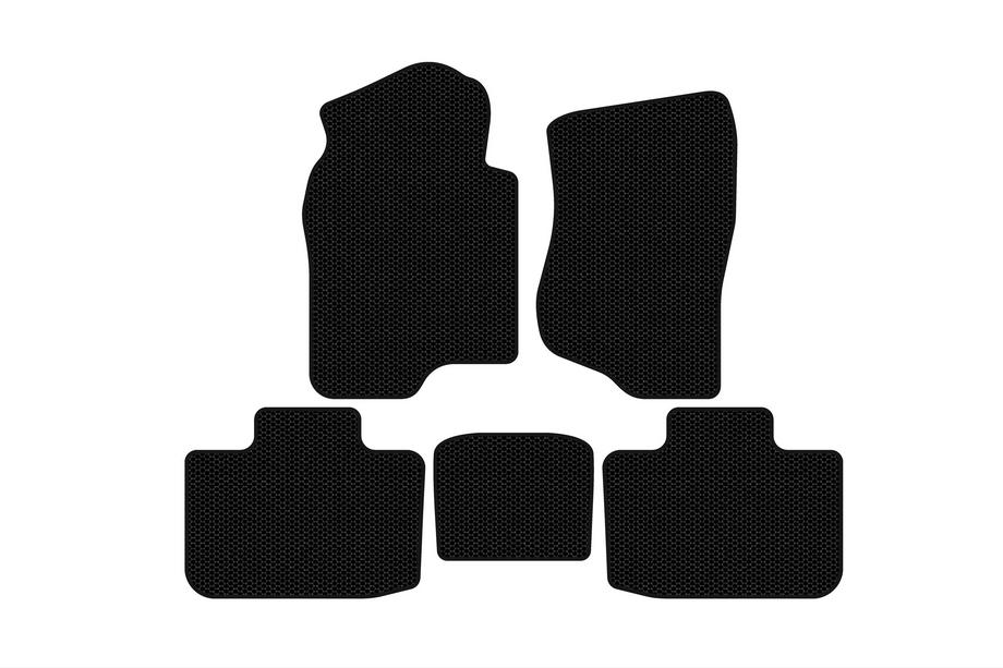 Cadillac Escalade 2007–2014 Gumijasti avtomobilski tepihi Carsuit (2 vrsti, črni) Fotografija 1