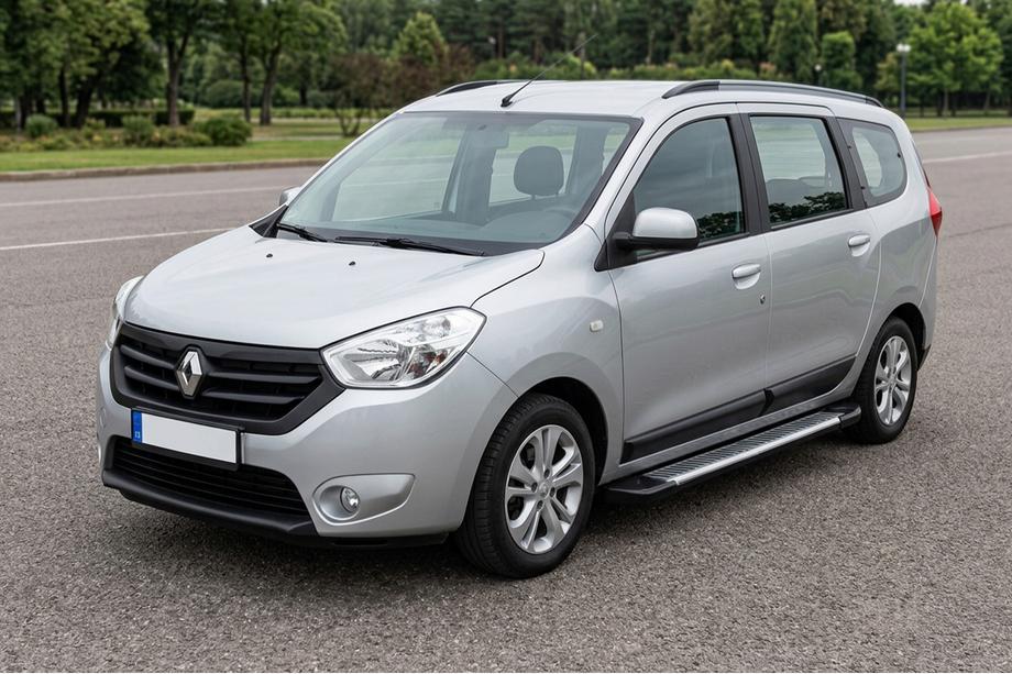 Dacia Lodgy 2012–2022 Stranski pragovi Line (2 kos, aluminij) Image