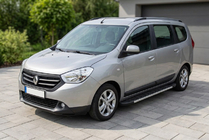 Dacia Lodgy 2012–2022 Bočne stopnice Duru (2 kosa, aluminij) fotografija 1
