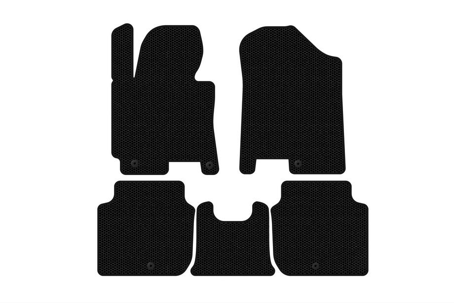 Kia Forte 2008–2024 Gumijasti tepihi za avto Carsuit (2012-2016, črni) Image