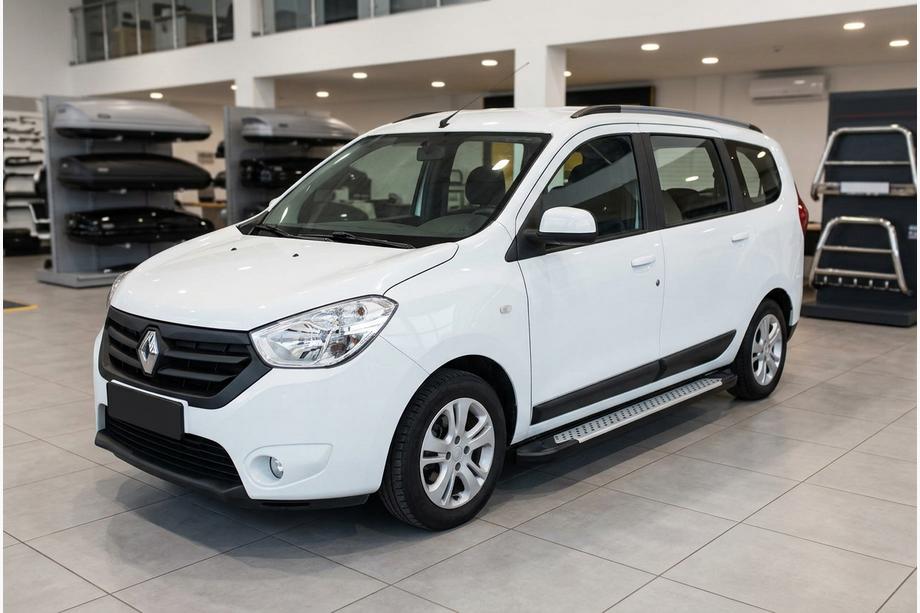 Dacia Lodgy 2012–2022 Stranske stopnice tipa X5 (2 kos, aluminij) Image
