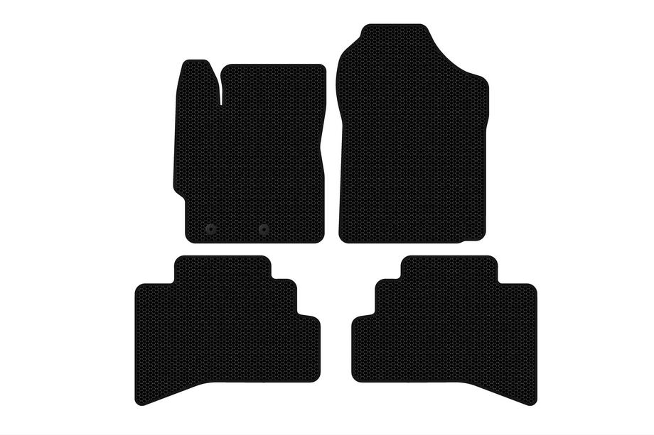 Toyota Prius C 2012–2019 Gumijasti tepihi Carsuit (Črni) Fotografija 1
