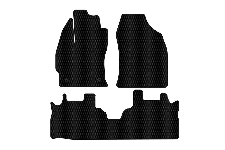 Toyota Prius Plus Gumijasti avtomobilski tepihi Carsuit (2 vrsti, črni) Image
