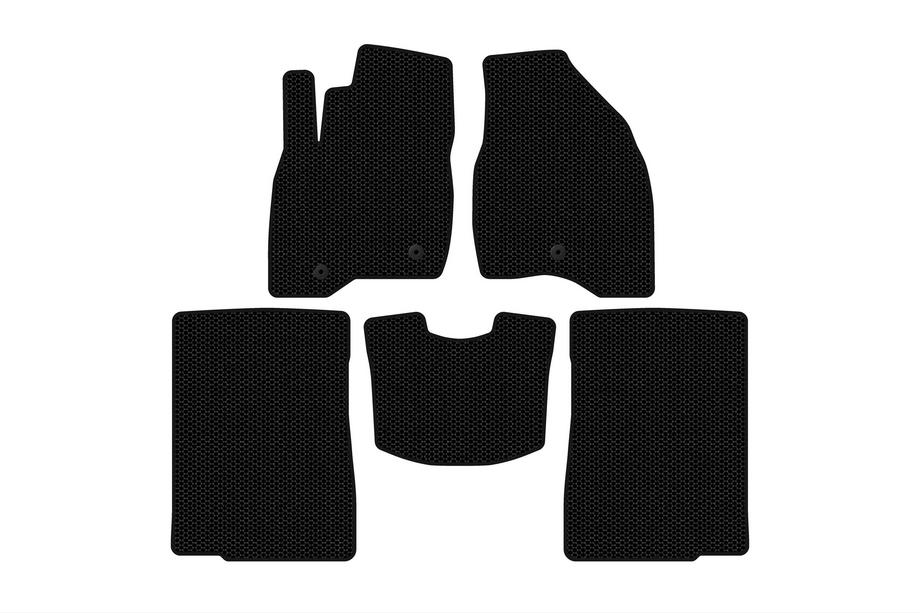 Ford Explorer 2011–2019 Gumijaste preproge za avto Carsuit (2015-2017, 2 vrsti, 7-sedežni, črne) Image