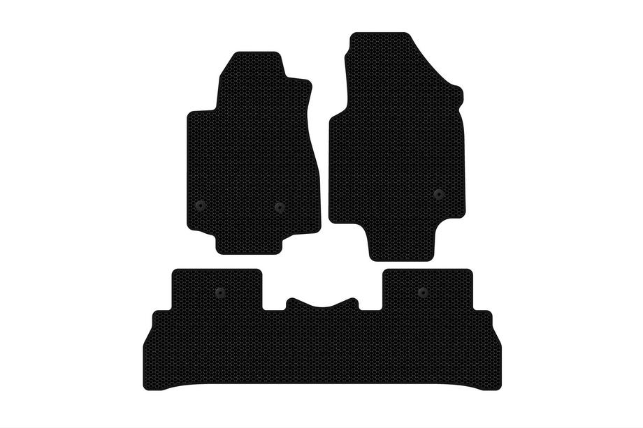 Honda Pilot 2008–2015 Gumijasti avtomobilski tepihi Carsuit (2008-2012, 7-sedežni, črni) Image