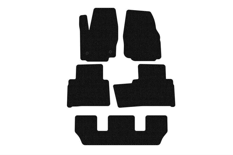 Ford Galaxy 2007–2015 Gumijaste preproge za kabino Carsuit (3 vrste, črne) Image