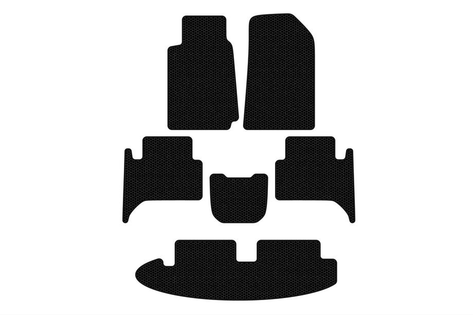 Chevrolet Trailblazer 2012–2019 Gumijaste preproge za kabino Carsuit (3 vrste, črne) Image