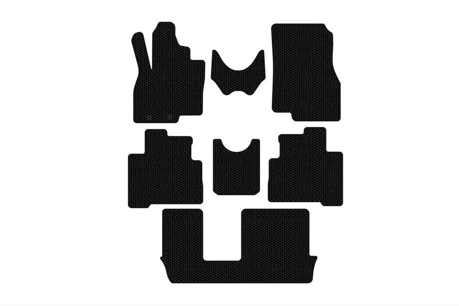 Mitsubishi Grandis 2003–2011 Gumijaste preproge za kabino Carsuit (3 vrste, črne) Image