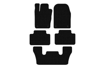 Dodge Durango 2010– Gumijaste preproge za kabino Carsuit (3 vrste, črne) fotografija 1