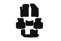 Dodge Journey 2008–2020 Gumijaste preproge za avto Carsuit (2011-2020, 3 vrste, 7-sedežni, črne) fotografija 1