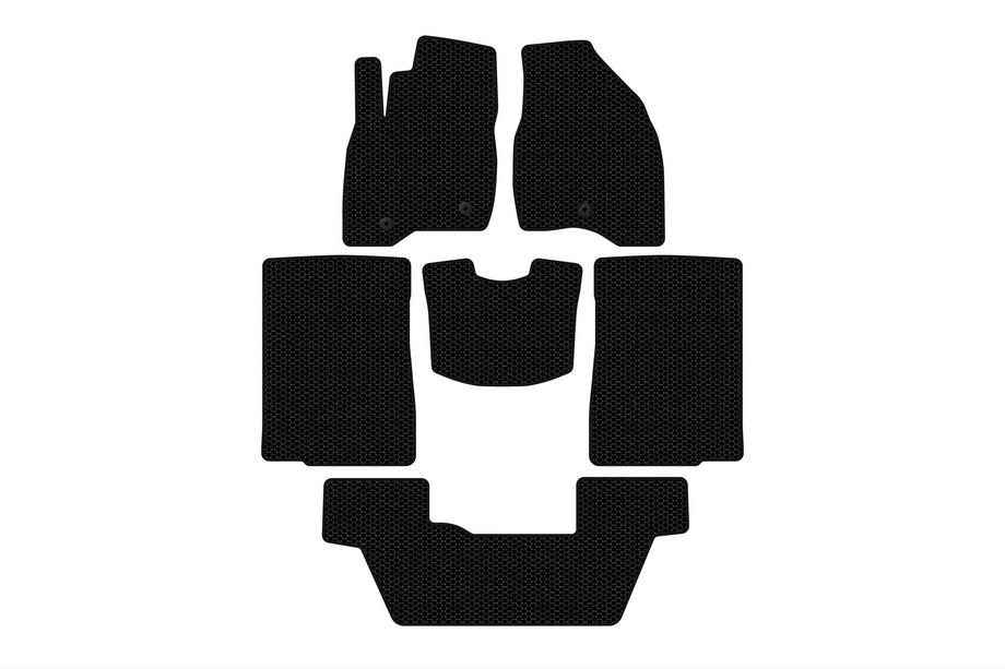 Ford Explorer 2011–2019 Gumijaste preproge za avto Carsuit (2015-2017, 3 vrste, 7-sedežni, črne) Image