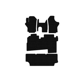 Gumijaste preproge za kabino Carsuit (2004-2007, 3 vrste, 8-sedežni, črne) Hyundai H200, H1, Starex 1998–2007 fotografija 1