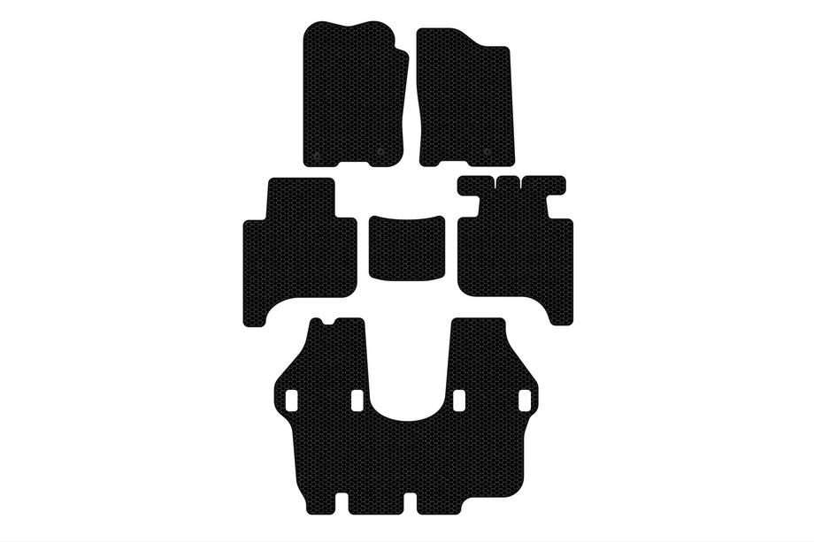 Infiniti QX56 2004–2010 Carsuit gumijasti tepihi (3 vrste, 2004-2008, črni) Image
