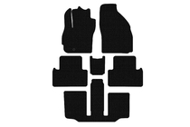 Mazda 5 2005–2009 Gumijaste preproge Carsuit (3 vrste, 7-sedežni, črne) fotografija 1