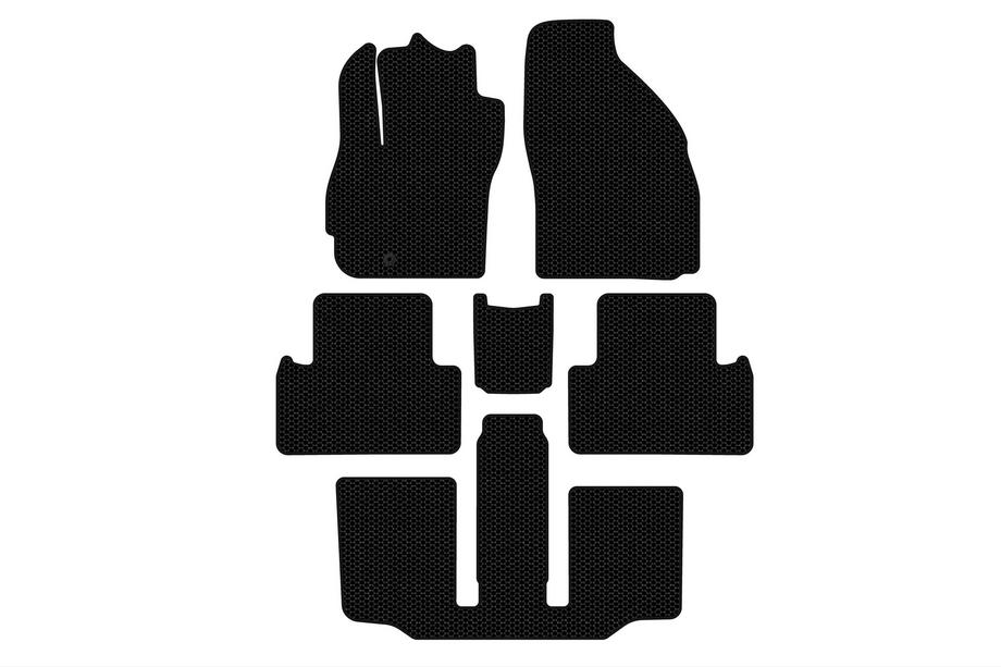 Mazda 5 2005–2009 Gumijaste preproge Carsuit (3 vrste, 7-sedežni, črne) Image