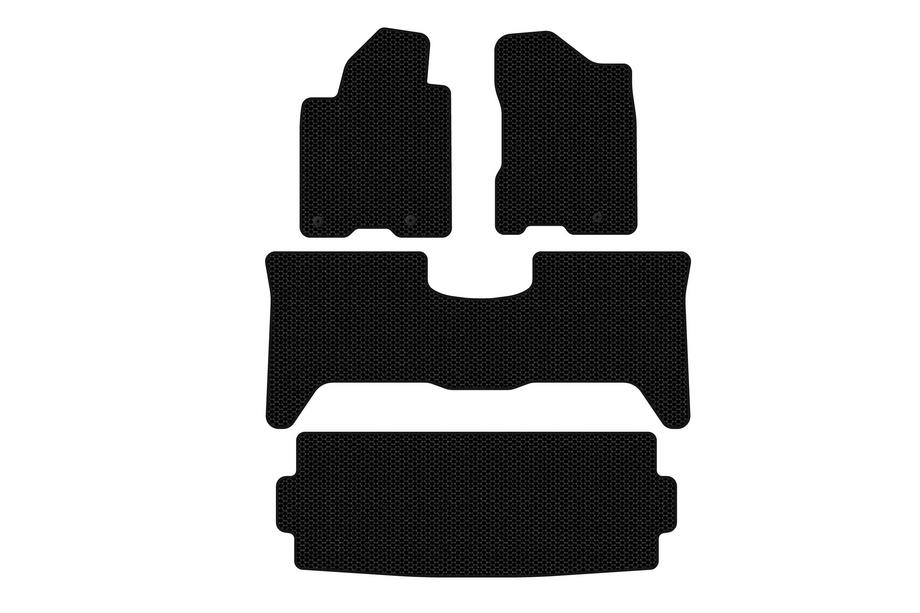 Nissan Armada 2003–2015 Gumijaste preproge za notranjost Carsuit (3 vrste, 2003-2008, črne) Image