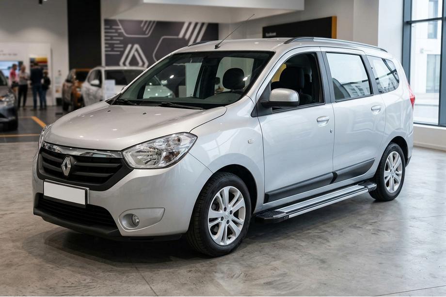 Renault Lodgy 2013–2022 Stranske stopnice Rainbow (2 kos, aluminij) Image