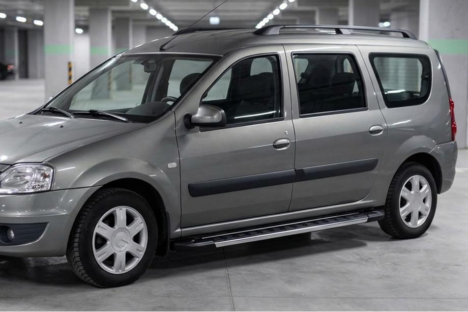 Dacia Logan MCV 2004–2014 Stranske stopnice RedLine V1 (2 kos, aluminij) Image
