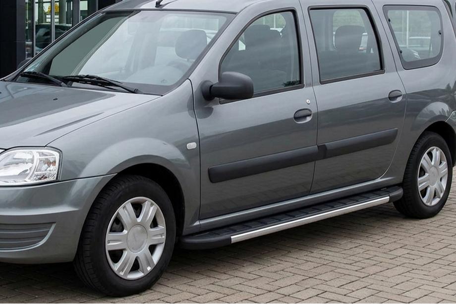Dacia Logan MCV 2004–2014 Bočne stopnice Duru (2 kosa, aluminij) Image