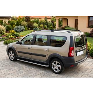 Bočne stopnice Tayga (2 kos, aluminij) fotografija 3