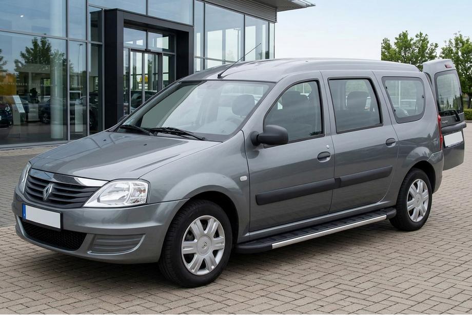 Renault Logan MCV 2005–2013 Stranske stopnice Duru (2 kos, aluminij) Image