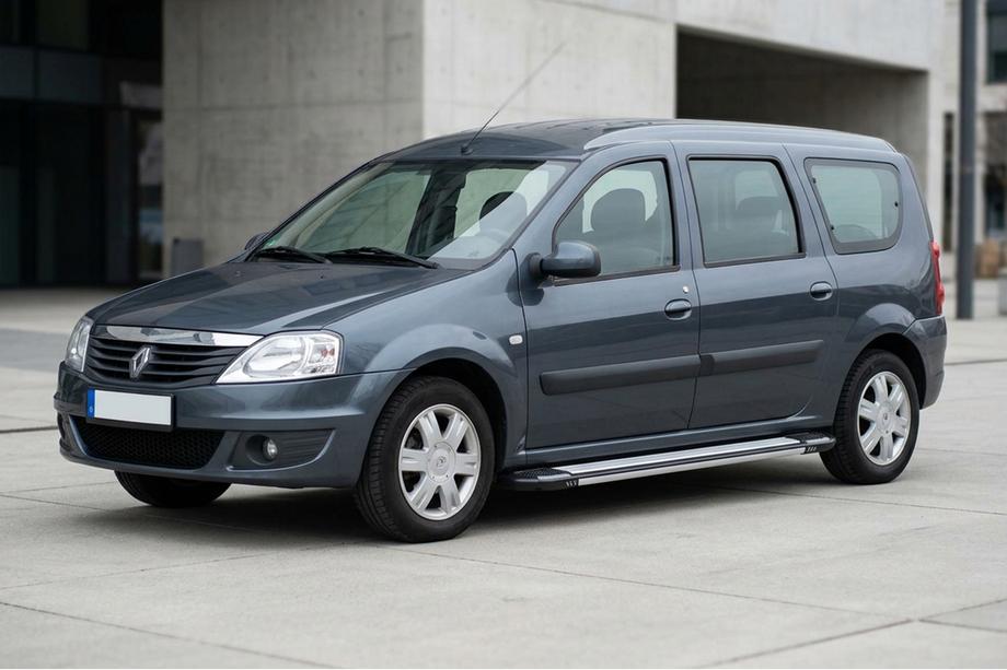 Renault Logan MCV 2005–2013 Stranske stopnice Rainbow (2 kosa, aluminij) Image