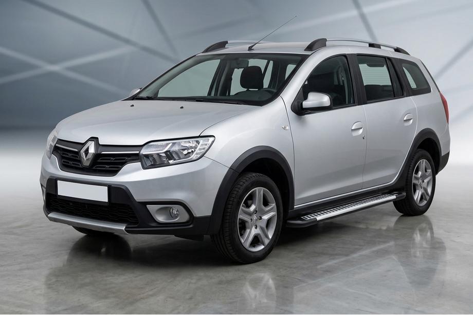 Dacia Logan MCV 2013–2020 Stranski pragovi Line (2 kos, aluminij) Image