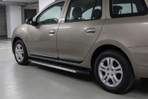 Dacia Logan MCV 2013–2020 Bočne stopnice Duru (2 kosa, aluminij) fotografija 1