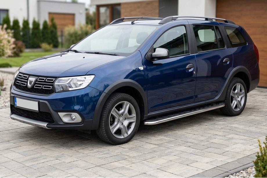 Dacia Logan MCV 2013–2020 Stranski pragovi Maydos V1 (2 kos, aluminij ↗ nerjaveče jeklo) Image