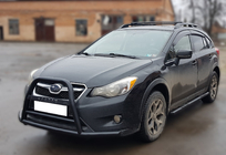 Subaru XV 2011–2017 Prednji zaščitni lok (kenguru) F1-71 Black (nerjavno jeklo) fotografija 2