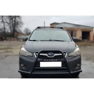 Prednji zaščitni lok (kenguru) F1-71 Black (nerjavno jeklo) Subaru XV 2011–2017 fotografija 1
