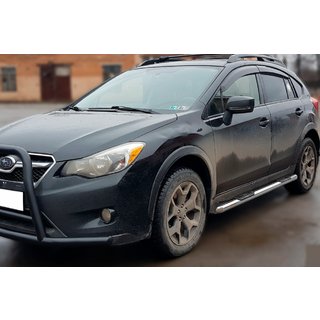Bočne cevi BB002 (2 kosa, inox) Subaru XV 2011–2017 fotografija 1